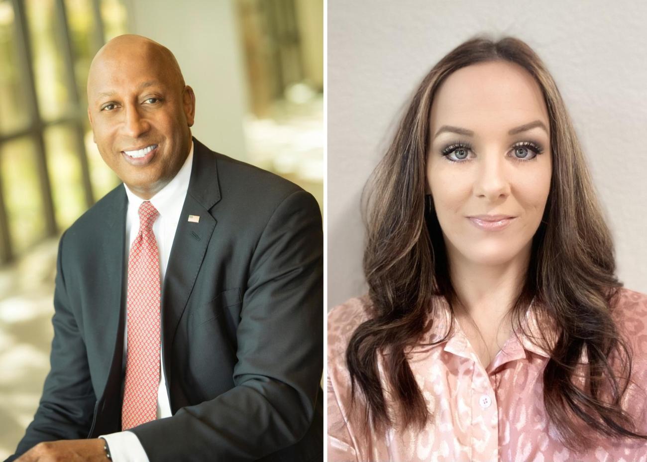 Leon Carter and Amber Lee named Panola College Alumni of the Year